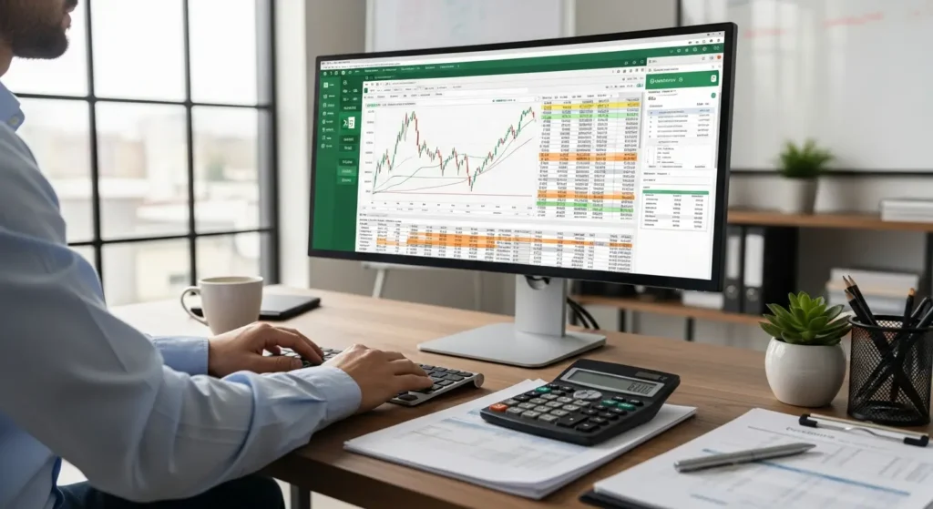 A professional Public Relations Officer managing government paperwork with official stamps and forms in the background.